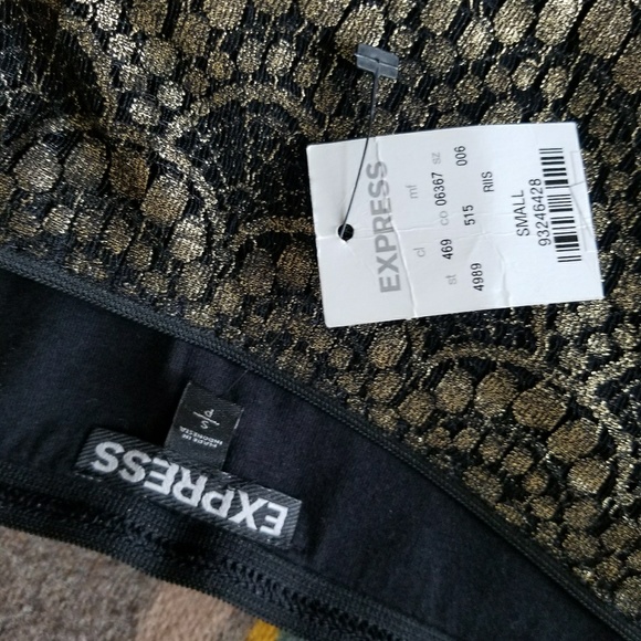 NWT - Sexy Shimmery Lace Mini Skirt - Picture 5 of 6